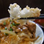 北海道旨いもの居酒屋 ヤマノキ - 豚のひと切れがでかい