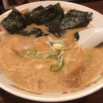 北海道ラーメンひむろ  - 【再訪】醤油(麺半分＋海苔トッピング)