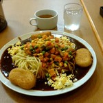 あんかけ家 - メキシカン1.5人前コロッケトッピング1058円