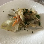 ラ リベラ - 公魚と芽室産カステルフランコのサラダ