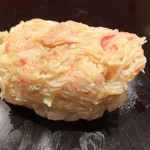 鮨みなと - 毛蟹 身と蟹味噌和え
