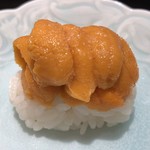 鮨みなと - 浜中産蝦夷馬糞海胆