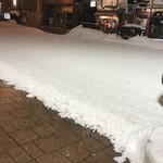 鮨みなと - 路面はこんな積雪量