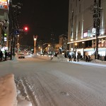 鮨みなと - 雪一面の銀世界