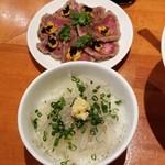 麺屋 六感堂 - 限定飯 生白魚丼 ＋ うにく