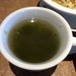 ステーキのどん - あおさのコンソメスープ