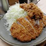 あさや - トンカツとアジフライ