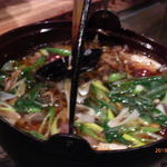 柳家 - 尾長鴨の鍋