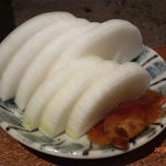 柳家 - 生大根となめこ