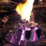 柳家 - 鴨の皮のたれ焼き