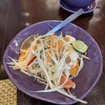 Nara Thai Cuisine - パパイヤのサラダ