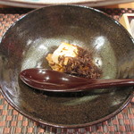 照寿司 - 白子に卵黄とシャリ、ちょっと待ってと…