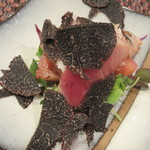 照寿司 - 国産トリュフを贅沢に、玉葱などの野菜と透明醤油