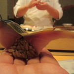 照寿司 - 形が美しい〆鯖、ウグイス