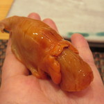 照寿司 - 巨大な豊前赤貝、昆布の味！