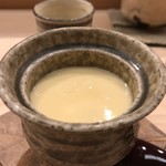 日本橋蛎殻町 すぎた - 海鼠腸の茶碗蒸し