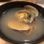 日本橋蛎殻町 すぎた - 薄っすいアサリの味噌汁