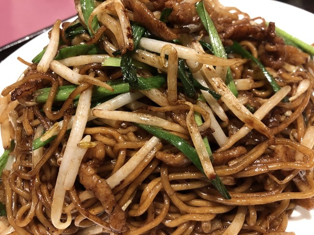 ニラ豚肉細切りやきそば By うまのあ 移転 栄慶 神谷町 広東料理 食べログ