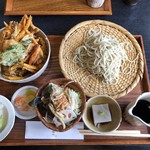 Teuchi Soba Kakiemon - 手打ち蕎麦ランチセット 1250円