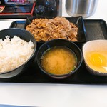 Yoshinoya - 2019年3月　牛皿定食2倍（750円）