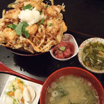 蔵 - 芝エビのかき揚丼定食