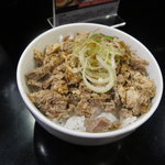 肉煮干し中華そば さいころ - 豚どん250円