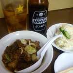 笠置酒場 - ホッピーと牛すじ煮込み