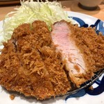 とんかつ 寿々木 - 上ロースかつ定食（1,550円）