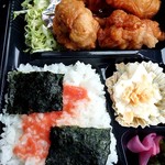 クックママセブン - とり唐明太弁当470円