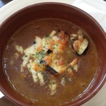 カレー風味 すずき - 鶏と茄子のチーズ焼きカレー