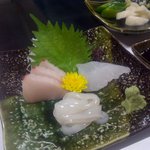 浜潮 - 刺身盛り合わせ（夜の会席）