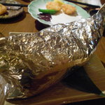 野崎酒店 - マツタケのホイル蒸し