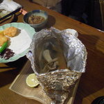 野崎酒店 - マツタケのホイル蒸し（開けたところ）