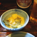 串の坊成田家 - お通しのゲソぬた