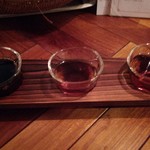 マンボ飯店 - 紹興酒3種味比べ