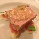 リストランテ・マッサ - フォアグラのテリーヌ。いちじくとソーテルヌのジュレ添え。