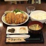 タコヤキバー ドンタコ - ジャンボチキンカツ定食　¥800