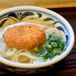 ふる里うどん  - 親鳥コロッケうどん