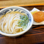 ふる里うどん  - かけと、親鳥コロッケ