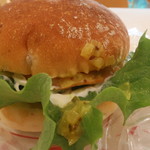 Bekari Panda - マスタードとハム野菜サンド
