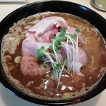 煮干ラーメンとローストビーフ パリ橋 - 煮干しラーメン(青)６００円