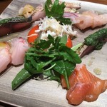 料理とワイン じょかーれ - カルパッチョ盛り合わせ