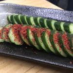 焼肉食堂たつみ - きゅうり お漬物