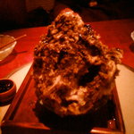 よろにく - ほうじ茶かき氷。マウンテン。これはオプション