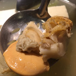 旬酔基じ - 大きな帆立がカットされてます♡