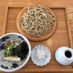 まん作 - とうふ納豆せいろそば♬︎♬︎ 900円
