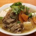 麺屋 六感堂 - 牛すじ煮込み