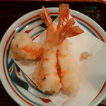 手打うどん かとう - エビ天