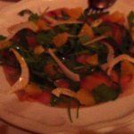 トラットリア シチリアーナ・ドンチッチョ - カジキマグロの燻製カルパッチョ☆香りよし、味よし！！