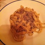 トラットリア シチリアーナ・ドンチッチョ - 白金豚ラグーと六甲シャンピニョンクリームのフィットチーネ♪濃厚～